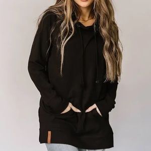 black hoodie